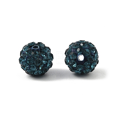 Polymer Clay Rhinestone Beads RB-H284-8MM-229-1