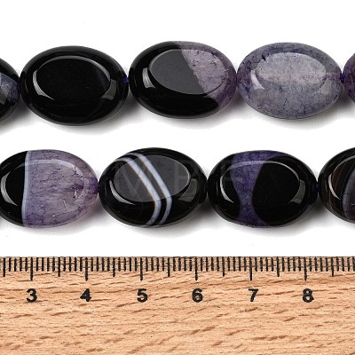 Natural Agate Beads Strands G-F820-N01-01F-1
