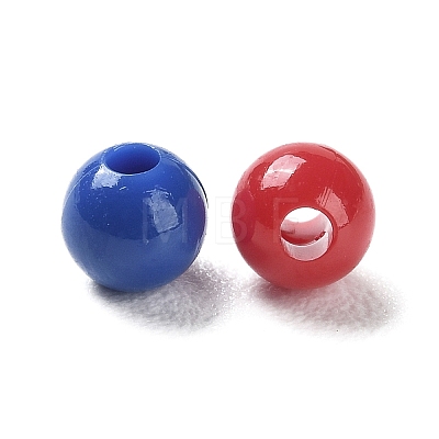 Opaque Acrylic Beads SACR-A006-06-1