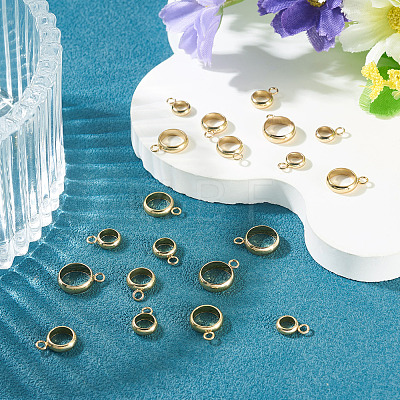 20Pcs 5 Styles 201 Stainless Steel Tube Bails STAS-TADJ0001-04G-1