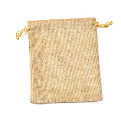 Velvet Jewelry Drawstring Storage Pouches ABAG-P013-02C-09-1