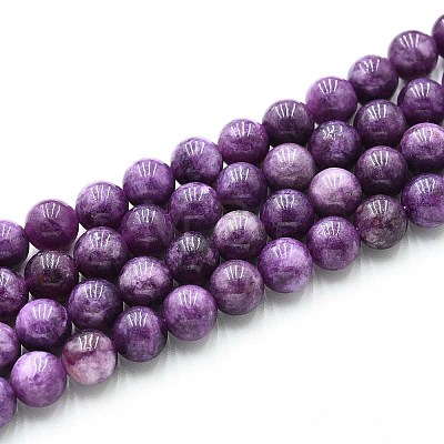 Natural Quartz Beads Strands G-N355-8mm-65-1