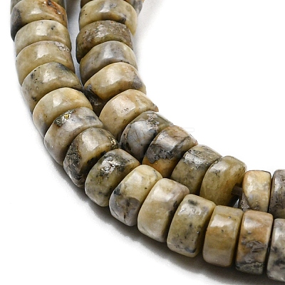 Natural Pyrite Beads Stands G-B051-C03-01-1
