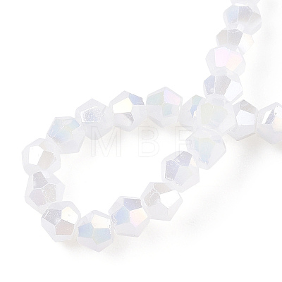 Imitation Jade Electroplate Glass Beads Strands EGLA-A039-J2mm-B06-1