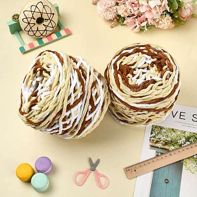 4 Bundles Polyester Yarn FB-FSB9EF-01G-1