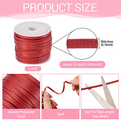 10 Yards Korean Waxed Polyester Cord YC-TA0001-22C-1