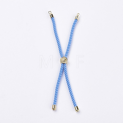Nylon Twisted Cord Bracelet Making MAK-F018-03G-RS-1