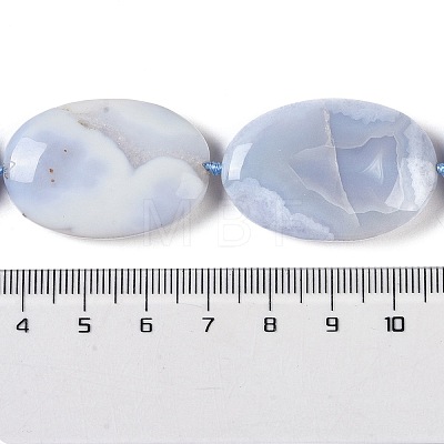 Natural Blue Lace Agate Beads Strands G-H006-A01-02-1