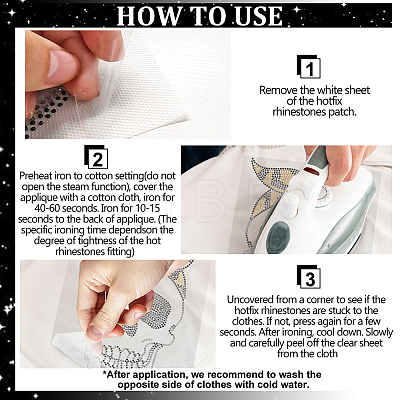Glass Hotfix Rhinestone DIY-WH0303-980-1