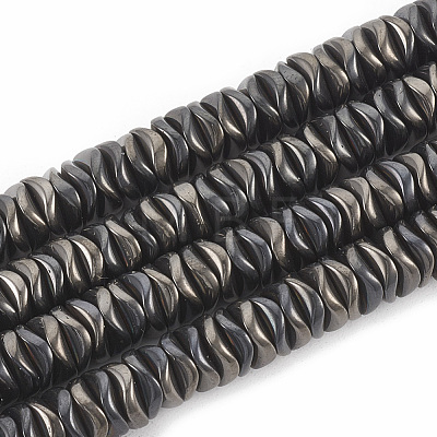 Electroplate Non-magnetic Synthetic Hematite Beads Strands G-N0321-07-1