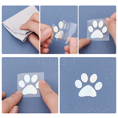 SUPERFINDINGS Waterproof PET Decoration Sticker DIY-FH0002-77-1