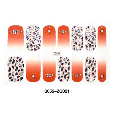 Full Wrap Gradient Nail Polish Stickers MRMJ-S059-ZQ021-1