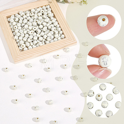 800Pcs Plating Acrylic Beads PACR-PA0001-24-1