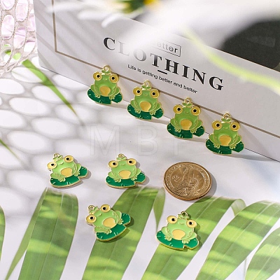 30Pcs Alloy Enamel Pendants FIND-SC0005-15-1