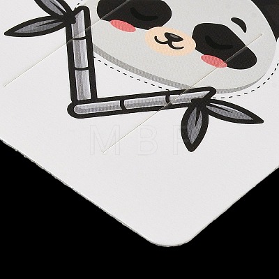 Rectangle Paper Hair Clip Display Cards AJEW-A051-01-1