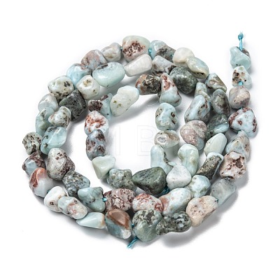 Natural Larimar Beads Strands G-G018-19-1