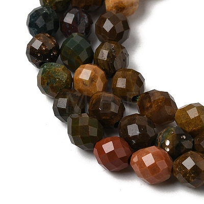 Natural Ocean Jasper Beads Strands G-K376-F17-01-1