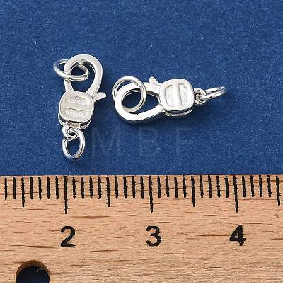 925 Sterling Silver Lobster Claw Clasps STER-D006-23S-1