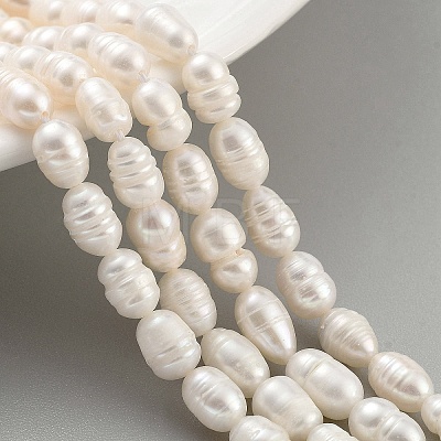 Natural Cultured Freshwater Pearl Beads Strands PEAR-P062-09A-1