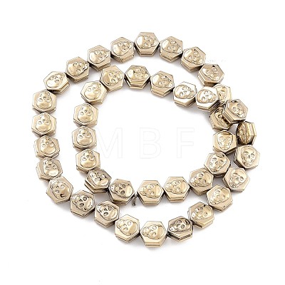 Electroplate Synthetic Non-magnetic Hematite Beads Strands G-I317-01C-1