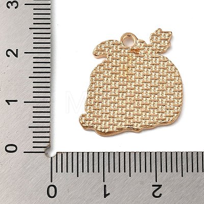 Thanksgiving Day Golden Tone Alloy Enamel Pendants ENAM-M002-02M-G-1