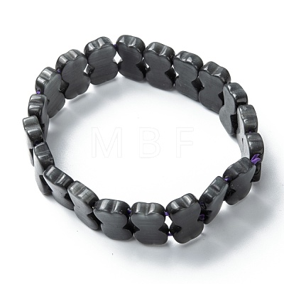 Cat Eye Beads Stretch Bracelets BJEW-I296-14-1