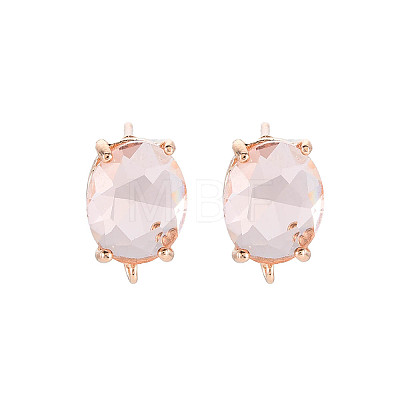 Brass Stud Earring Findings KK-S364-163H-1