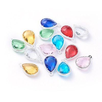 Glass Pendants X-GLAA-A037-G-S-1