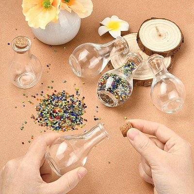 15Pcs Glass Bottle for Bead Containers AJEW-YW0001-53A-1