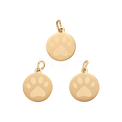 201 Stainless Steel Pet Charms STAS-CJ0001-97G-1