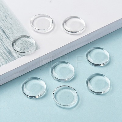Transparent Glass Cabochons GGLA-S601-1-1