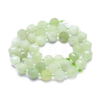 Natural New Jade Beads Strands G-K306-A02-8mm-1