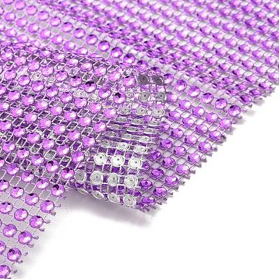 24 Rows Plastic Diamond Mesh Wrap Roll DIY-L049-05I-1
