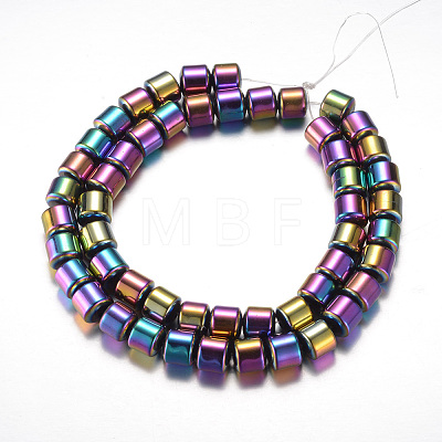 Electroplate Magnetic Synthetic Hematite Bead Strands G-A164-11D-01-1