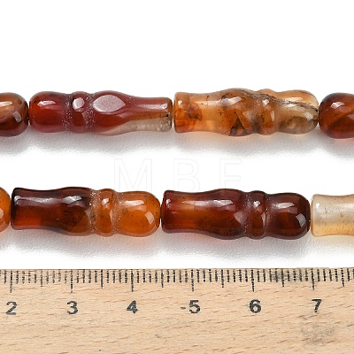 Natural Agate Beads Strands G-Z144-A02-01G-1