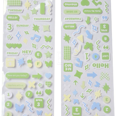 PET Plastic Stickers DIY-H168-01C-1