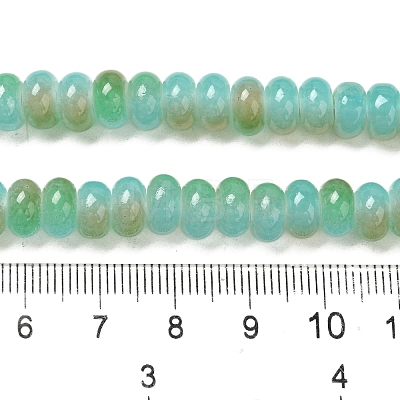 Baking Paint Glass Beads Strands X-DGLA-C003-01H-1