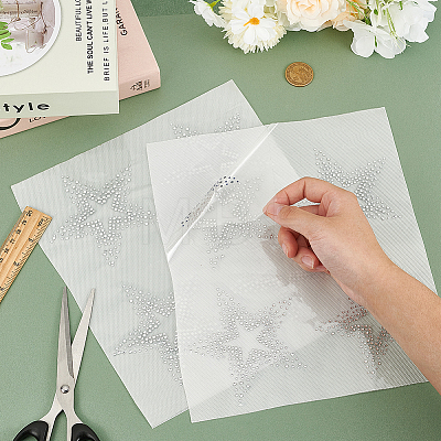 Glass Hotfix Crystal Rhinestone DIY-WH0349-327E-01-1