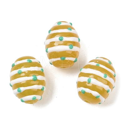 Glass Imitation Jade Beads GLAA-L051-02C-1
