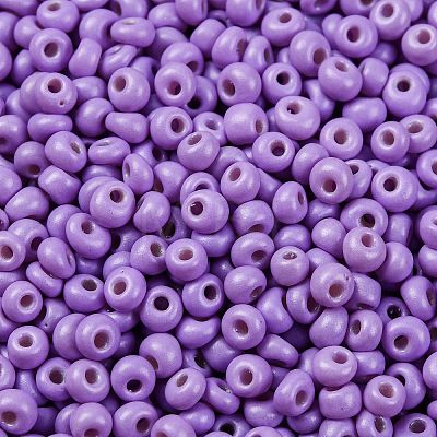8/0 Baking Paint Glass Seed Beads SEED-M012-02A-47-1