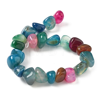Natural Agate Beads Strands X-G-H295-B01-16-1