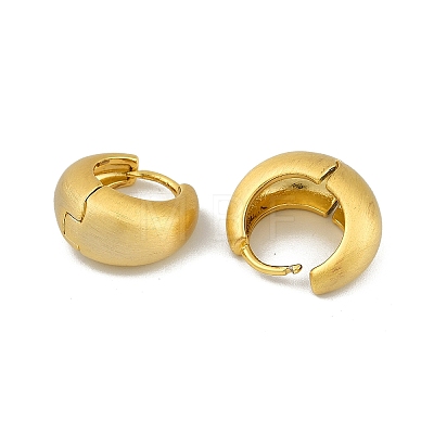 Brass Hoop Earrings EJEW-Q391-23G-1