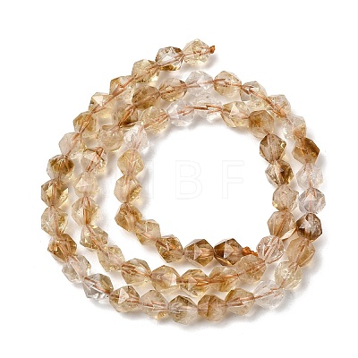 Heated Natural Citrine Beads Strands G-Z119-A37-01-1