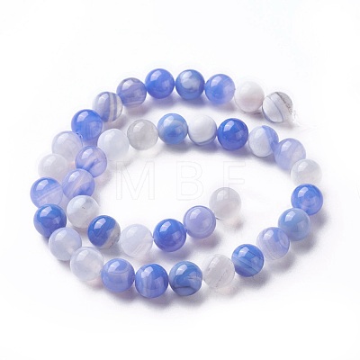 Natural Agate Beads Strands G-P434-09A-B-1