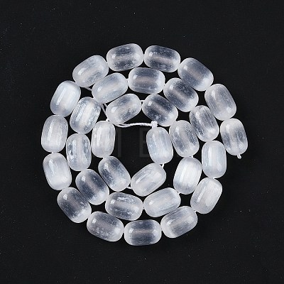 Natural Selenite Beads Strands G-F750-09-1