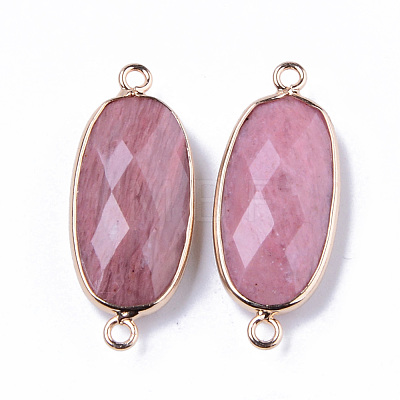 Natural Rhodochrosite Links Connectors G-R472-03G-1