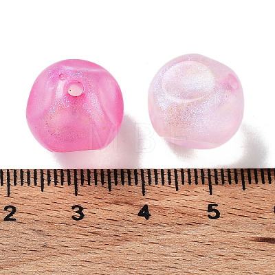Transparent Acrylic Beads OACR-Z013-22-1