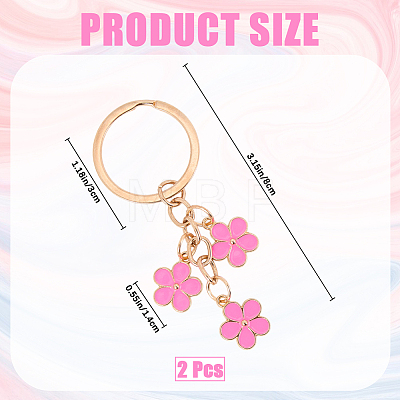 Zinc Alloy Keychain KEYC-WH20004-10B-1
