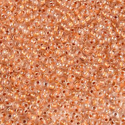 6/0 Transparent Inside Colours Glass Seed Round Beads X1-SEED-N006-004I-1