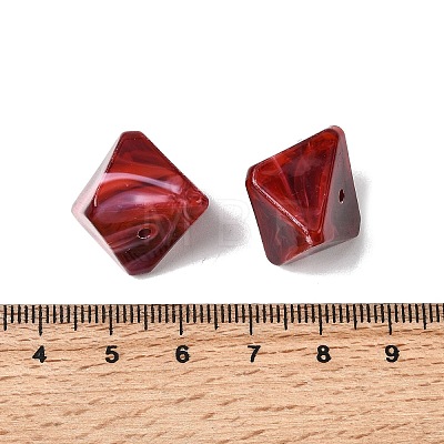 Opaque Acrylic Beads OACR-D320-02A-1
